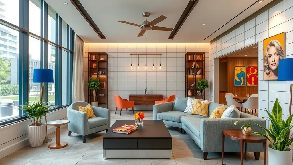 Modern living room with bright natural light, indoor plants, cozy furniture, and elegant décor, reflecting inspiration from Outdoor & Garden Products at Home Depot.